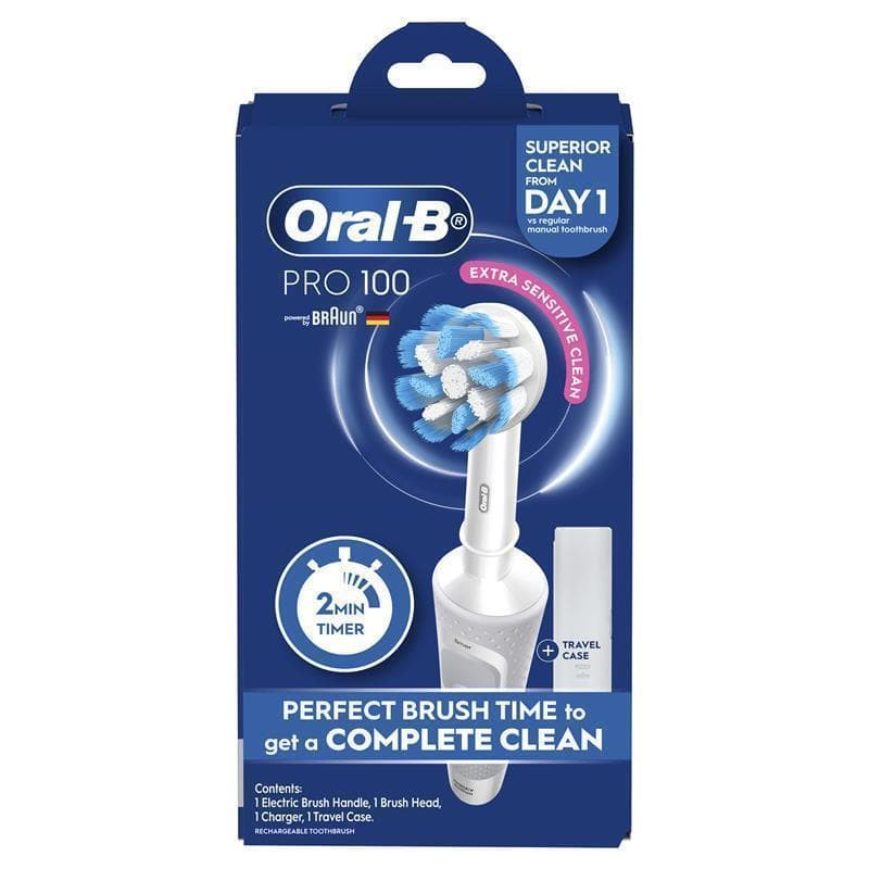 Oral B Pro 100 Gum Care Power Toothbrush White